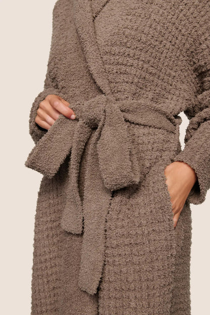 Recycle Boucle Waffle Robe