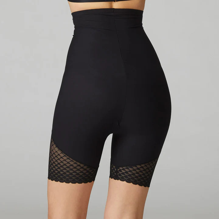 Simone Perele - Subtile High Waist Shaper Shorts in Black, available at LaSource in Darien