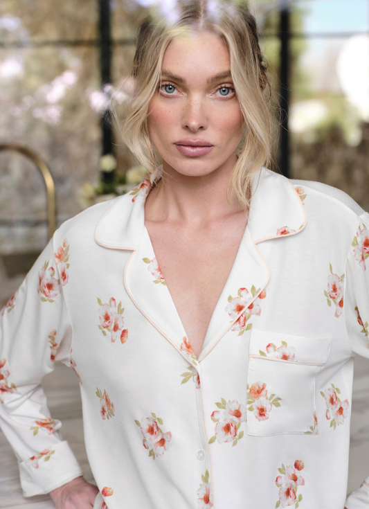 Gisele Printed Long PJ Set