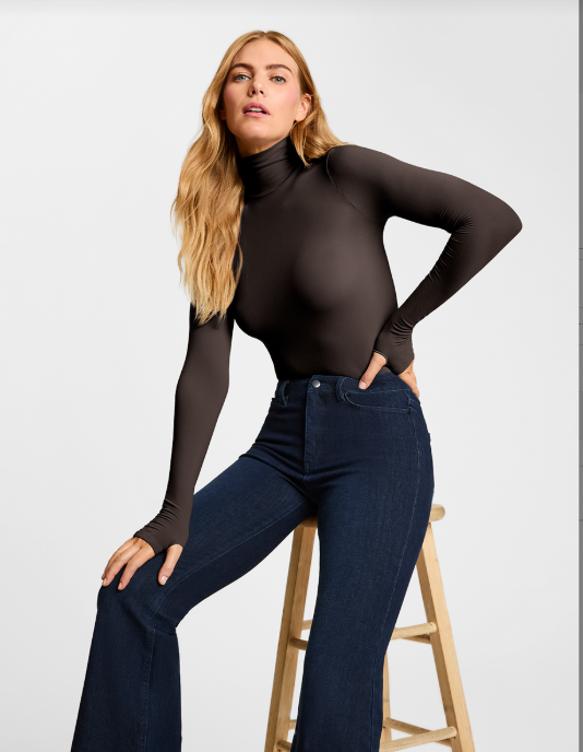 Ballet Long Sleeve Bodysuit with Thumbholes