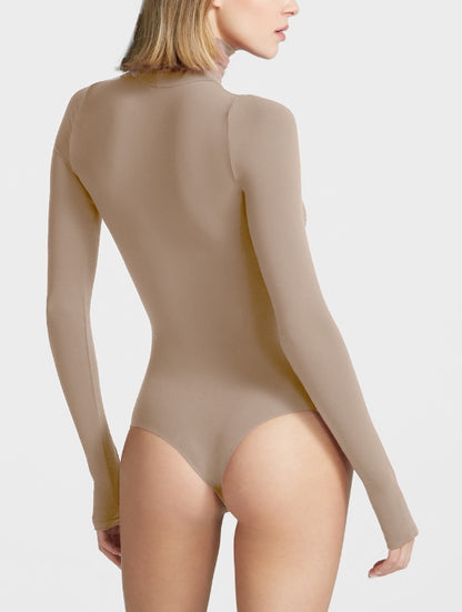 Ballet Turtleneck Bodysuit with Thumbholes