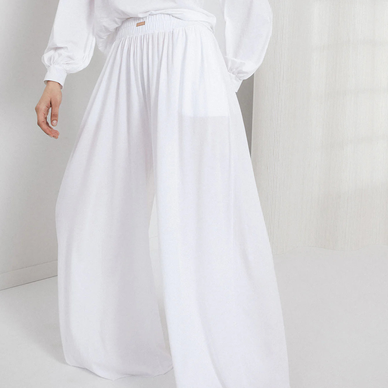 Organic Pima Wide Leg Pant