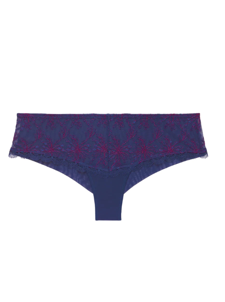 Simone Perele Singuliere Boyshort in Midnight, available at LaSource in Darien