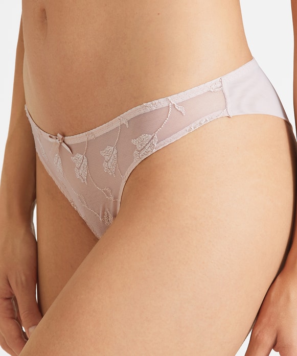 Aubade Softessence Thong in Skin, Available at LaSource in Darien