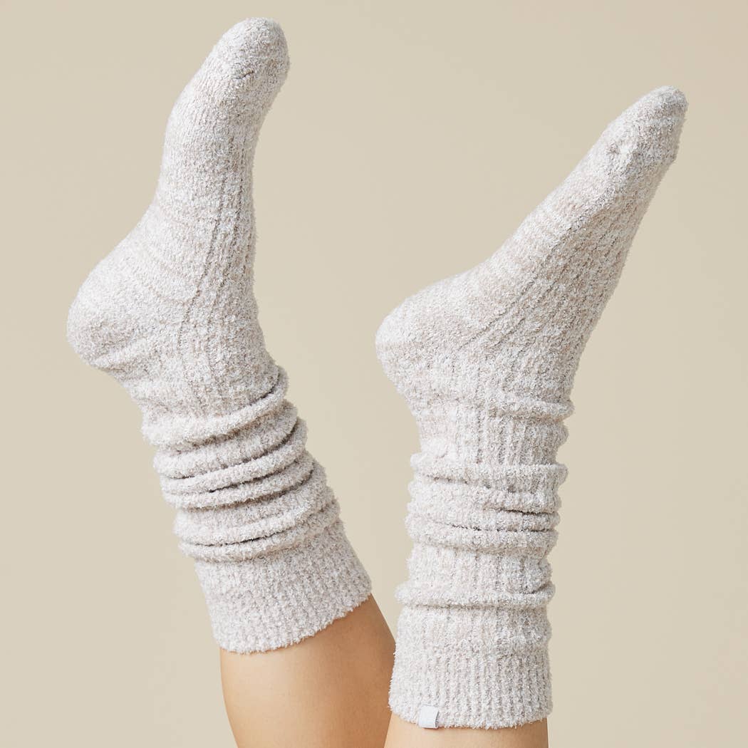 Women's Soft, Cozy, Slouchy Marshmallow Socks with Grippers