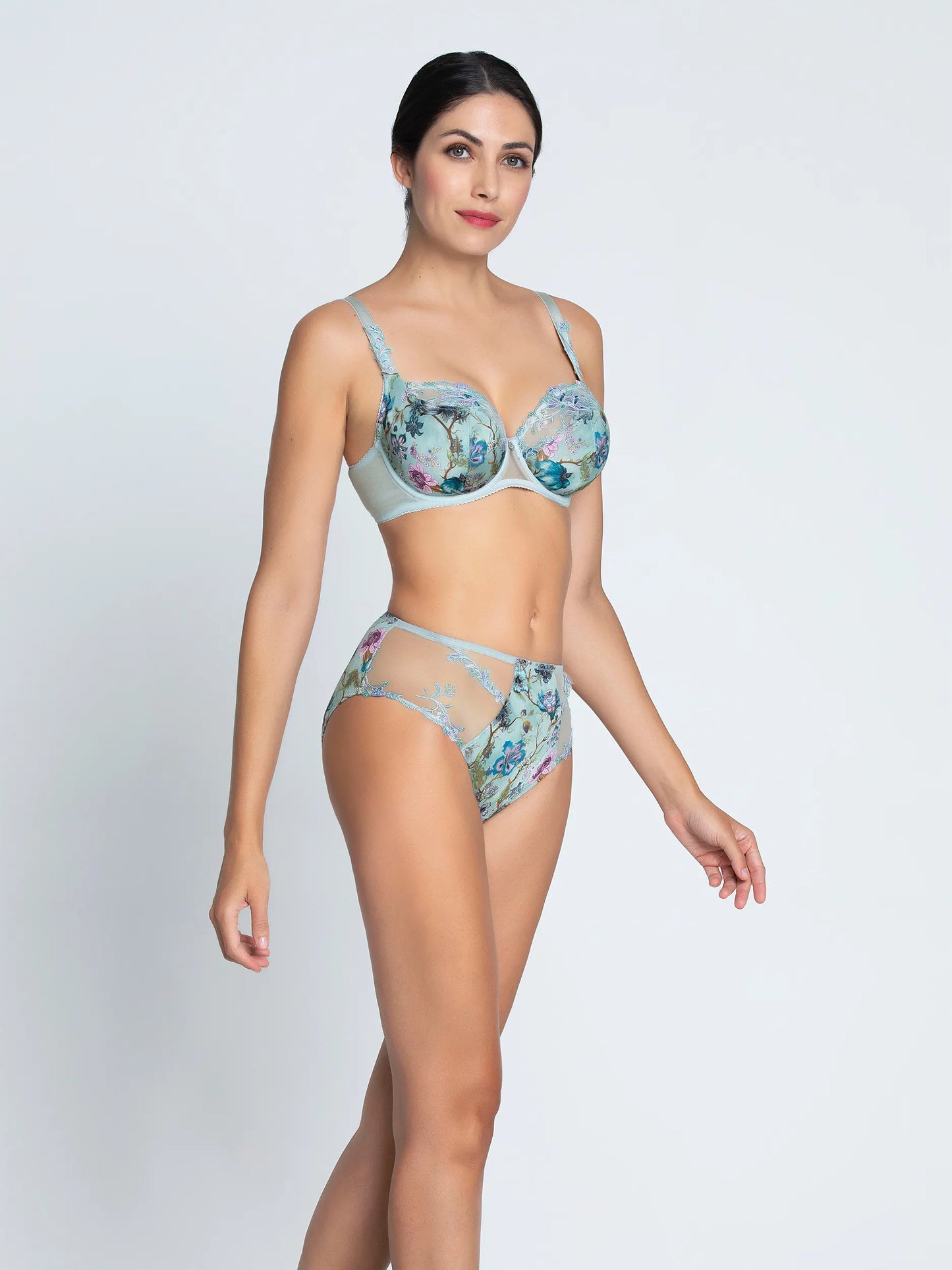 Reve En Fleurs High Waist Brief