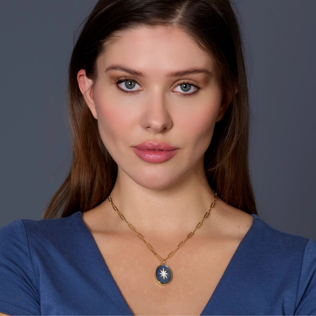 Labradorite Celestial Pendant Necklace