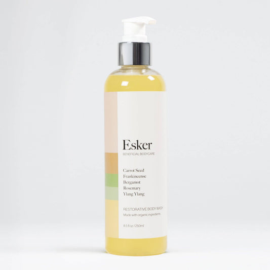 Esker Restorative Body Wash available at LaSource in Darien