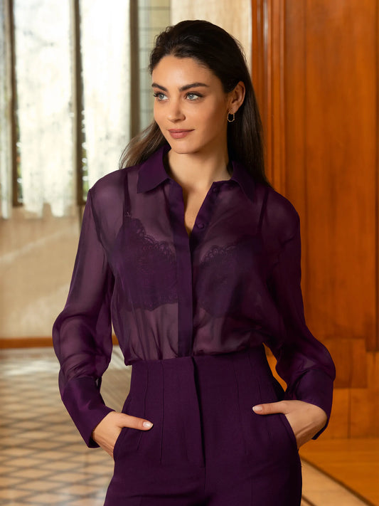 Variations Désir Silk Blouse