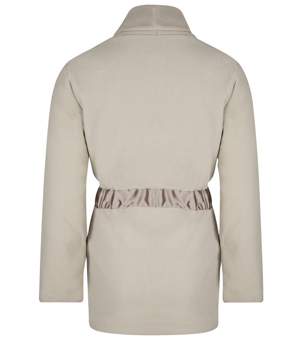 Antigel - Simply Perfect Short Fleece Robe in Beige, available at LaSource in Darien