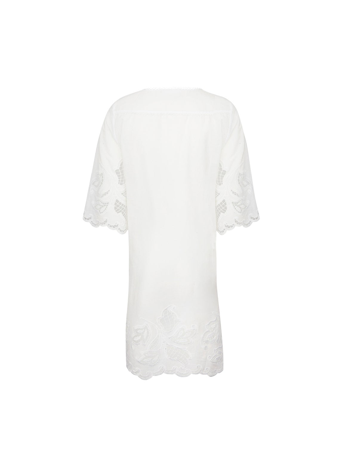 Lise Charmel - Envolee Tropicale Tunic Beach Cover Up in White, available at LaSource in Darien