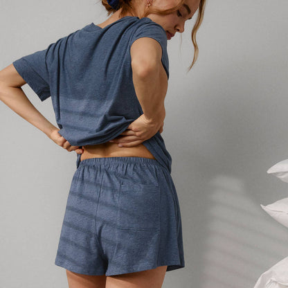 Organic Pima Tee Short Set