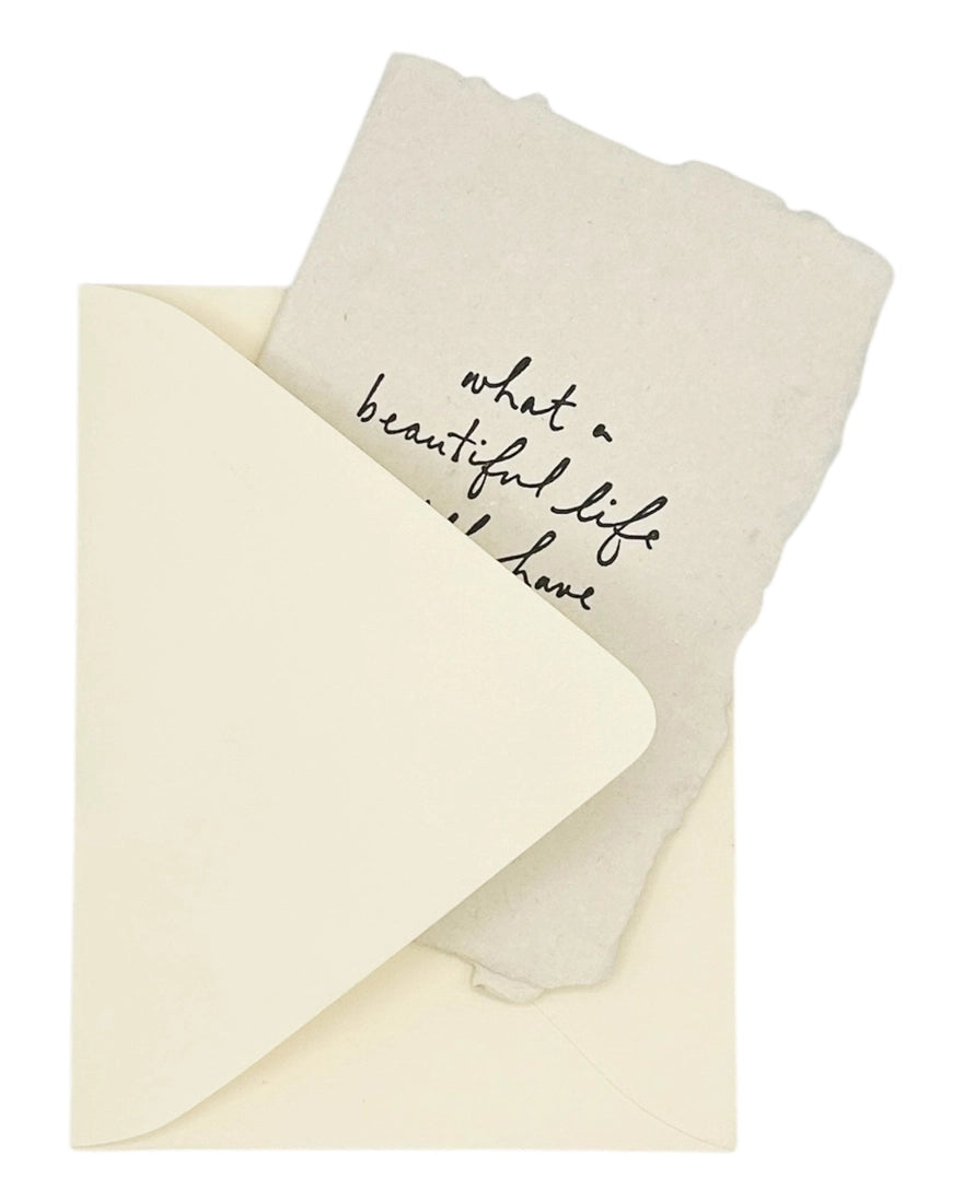 Farmette Wedding Card