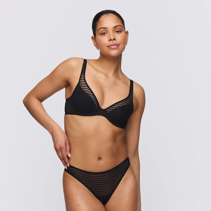 Basyl Half Padded Plunge Bra