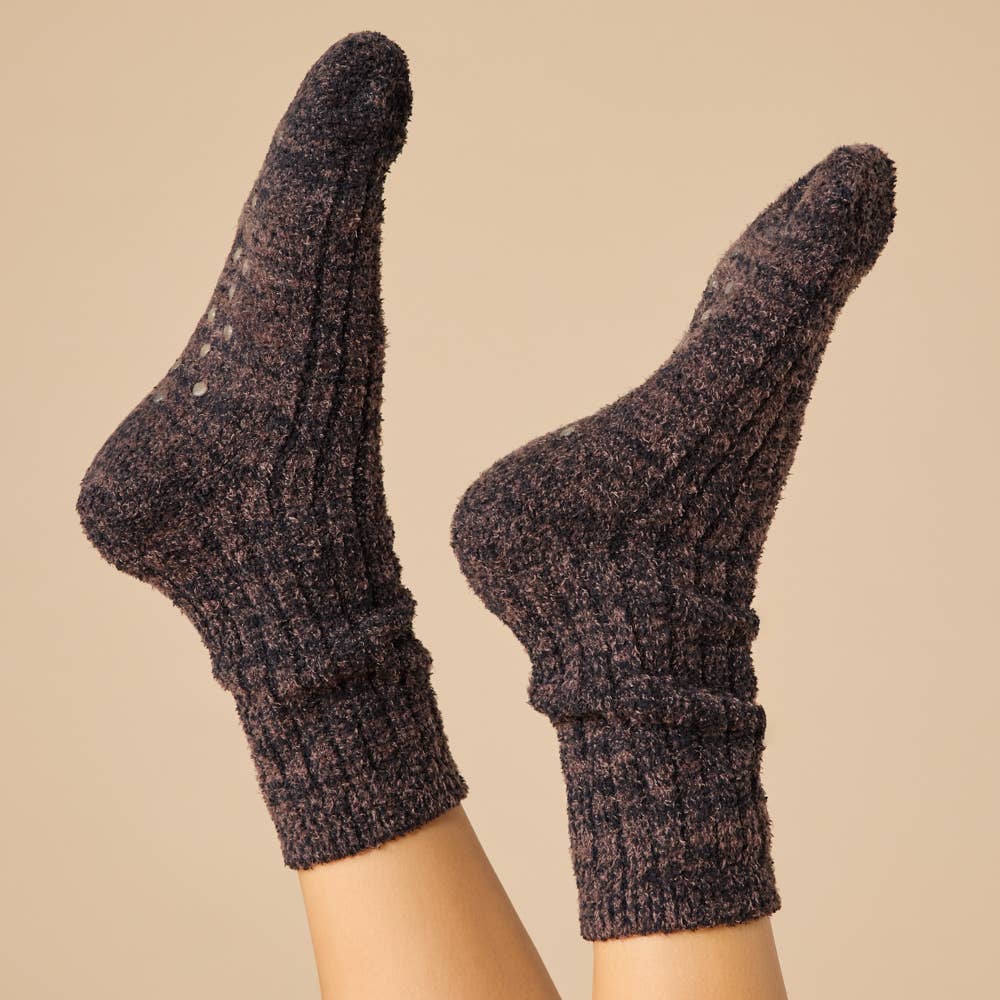 Crew Marshmallow Non-Slip Socks