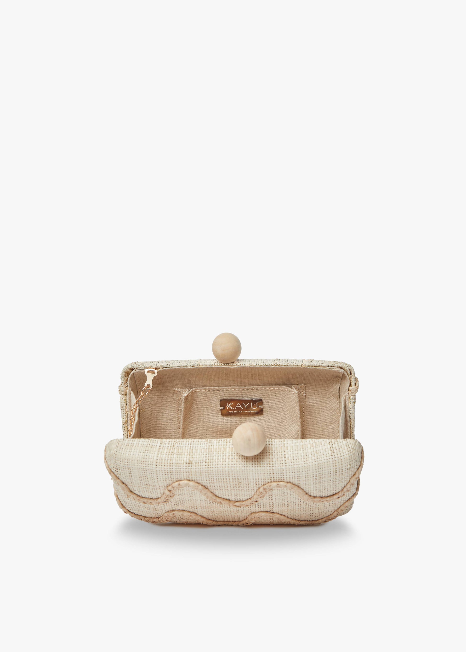 Kayu - Tierra Clutch in Natural, available at LaSource in Darien
