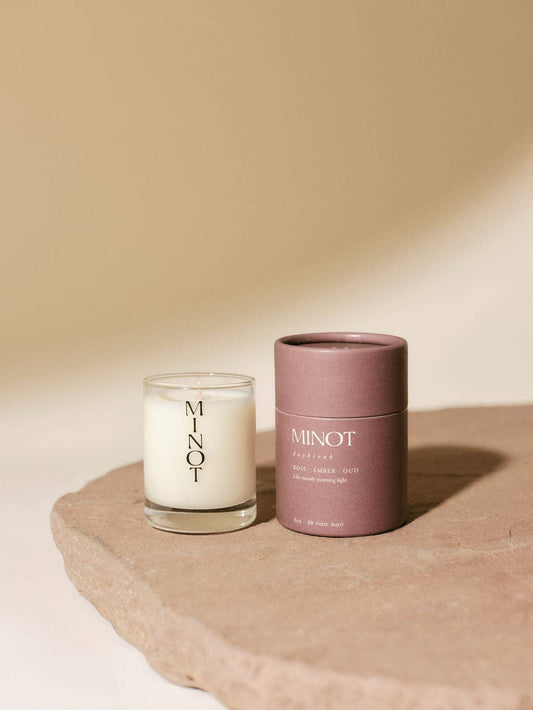 Minot - Daybreak Mini Candle, available at LaSource in Darien