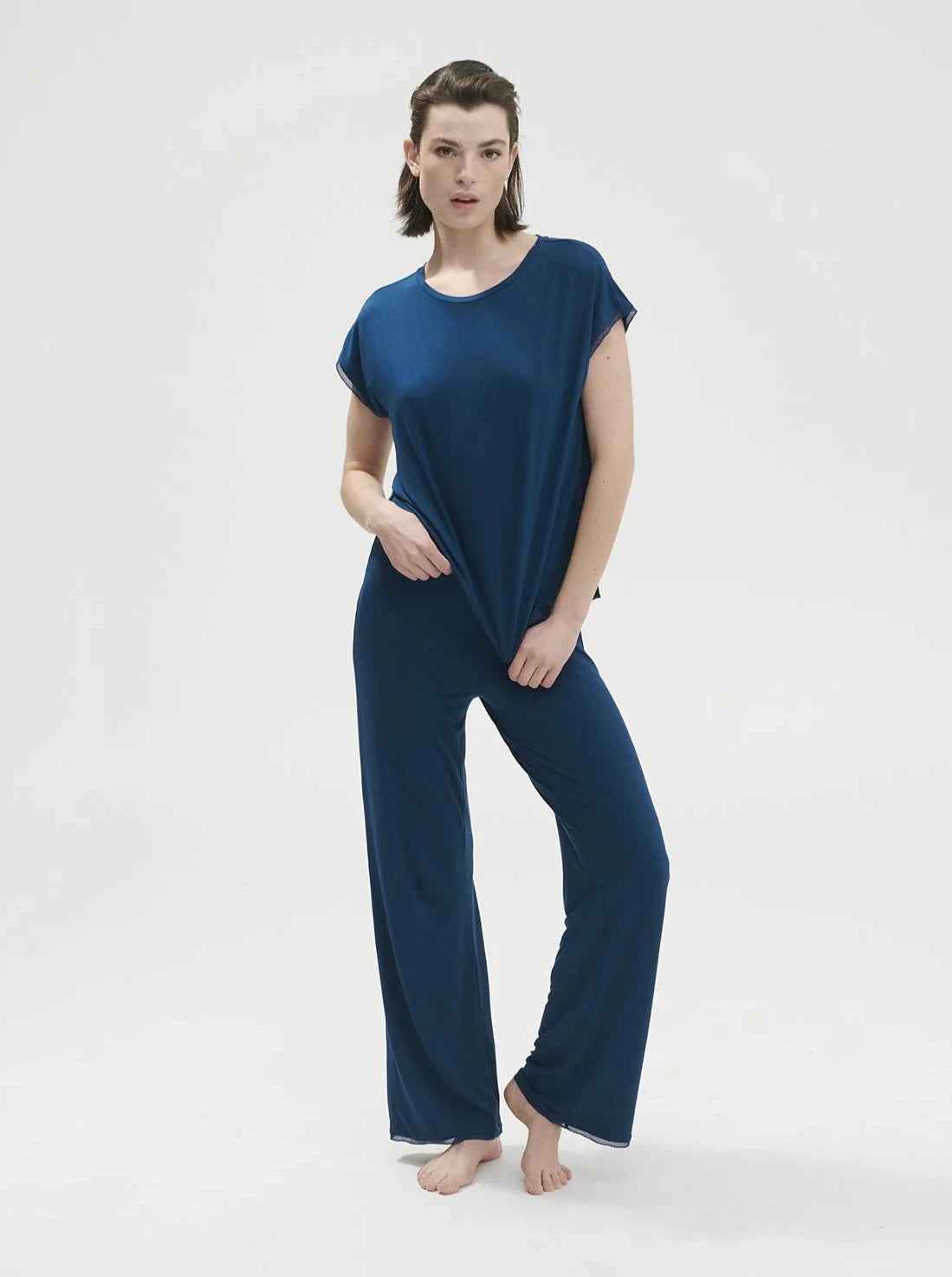 Simone Perele SP Aurore Pant in Poseidon Blue, available at LaSource in Darien