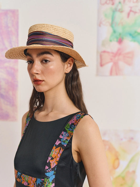 Frida's Garden Raffia Hat
