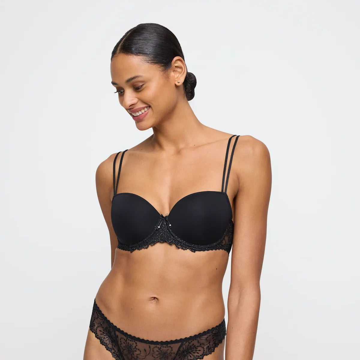 Jane Lace Trim Balcony Bra