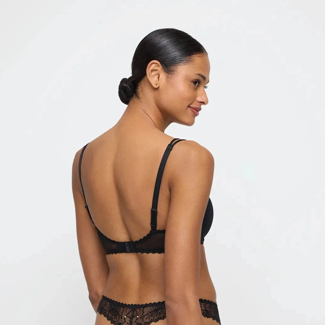 Jane Lace Trim Balcony Bra
