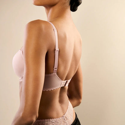 Jane Lace Trim Balcony Bra