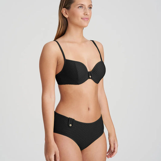 Brigitte Bikini Boxer in Black