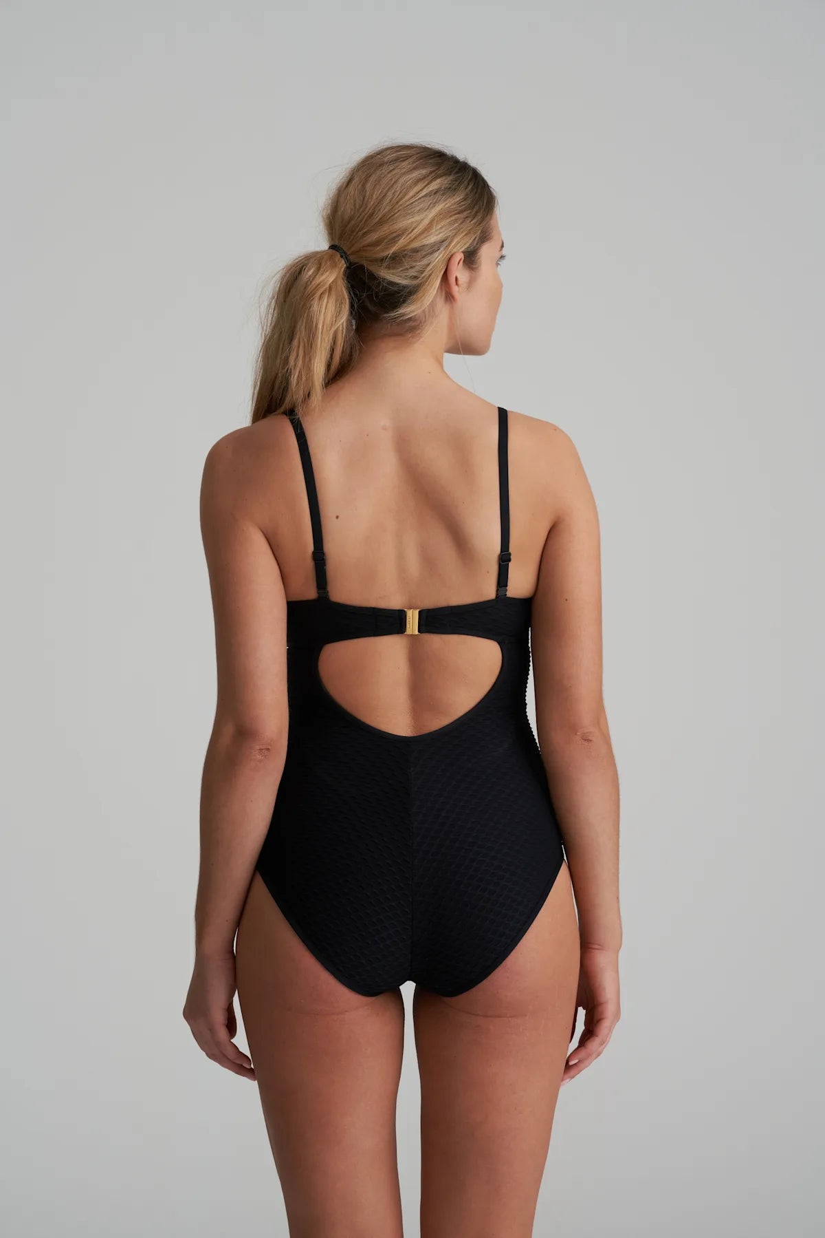 Brigitte Strapless Suit in Black