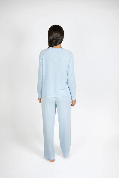 Cannes Pinstripe Long Set