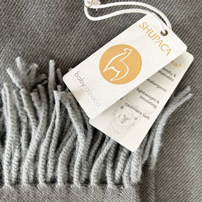 100% Baby Alpaca Throw