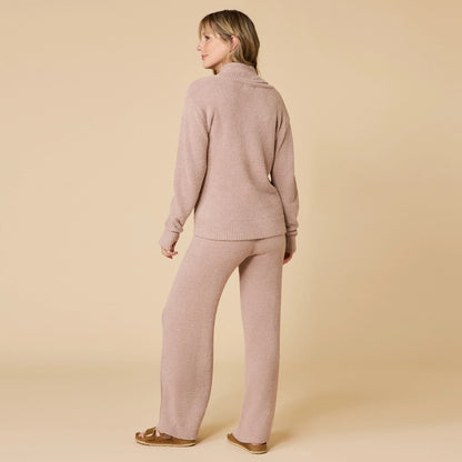 Marshmallow Shawl Collar Top w/ Pant