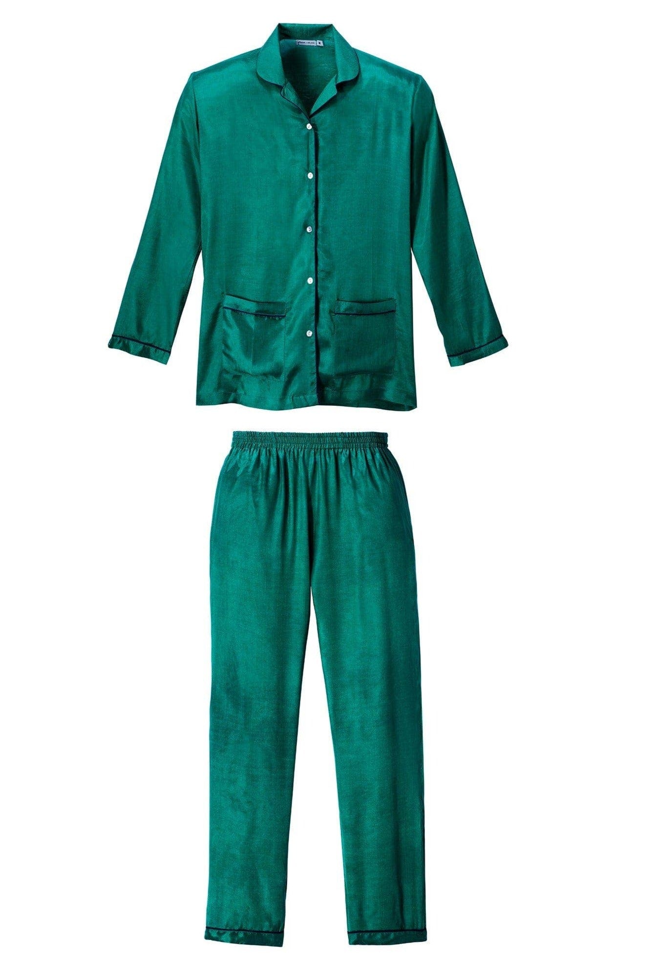 GERMAINE DES PRES Camille Emerald Pyjamas are available at LaSource in Darien