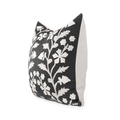 Black Tree of Life Suzani Pillow