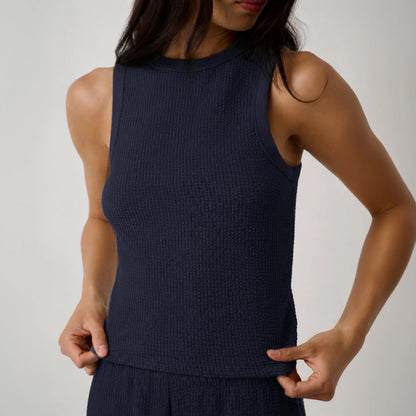Organic Cotton Seersucker Tank