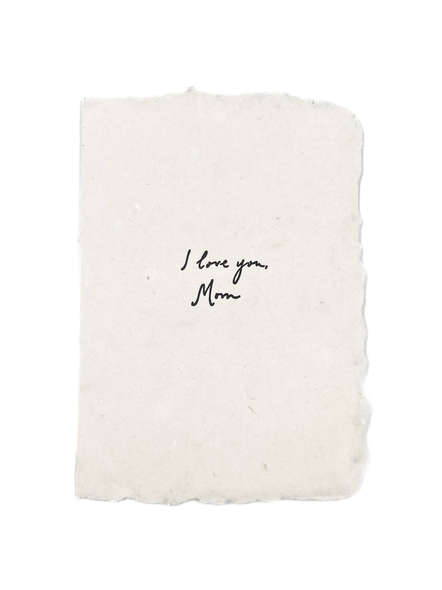 I Love You, Mom Card