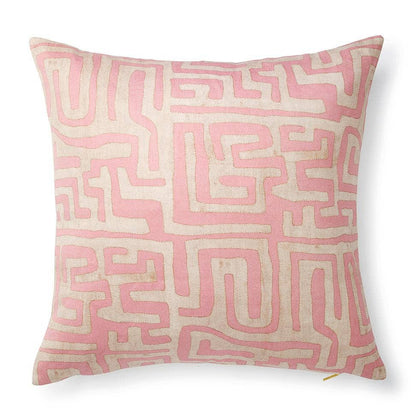 Terracotta Classic Kuba Cloth Pillow