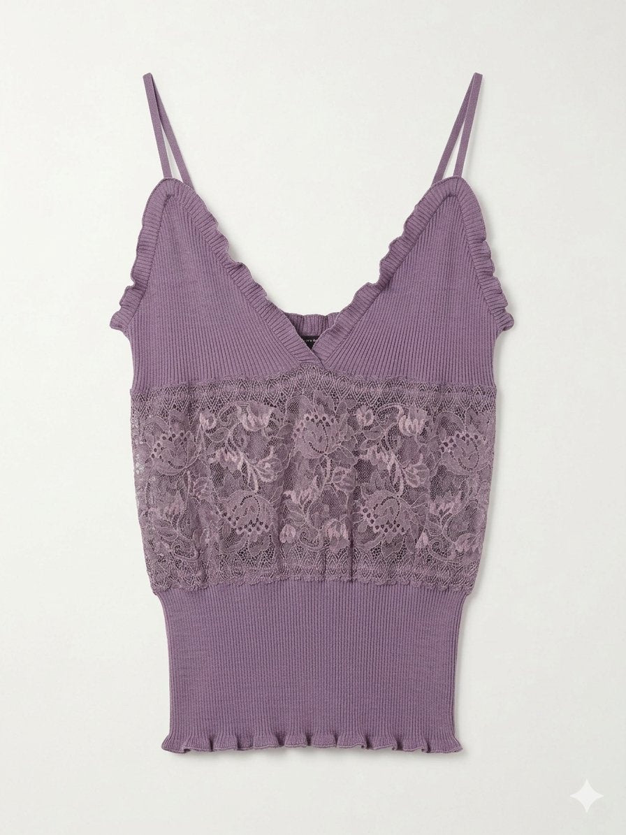 Lace Strappy Top