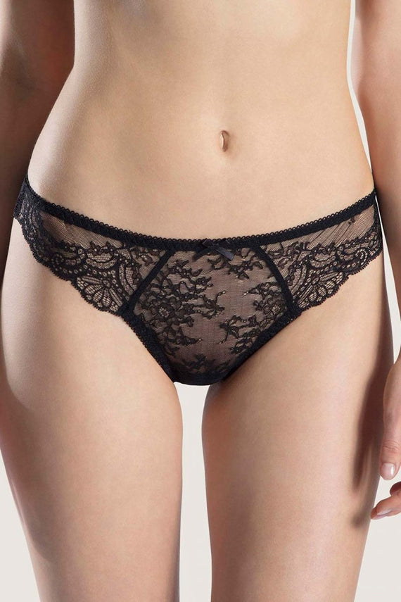 Aubade Danse De Sense Thong in black at LaSource in Darien