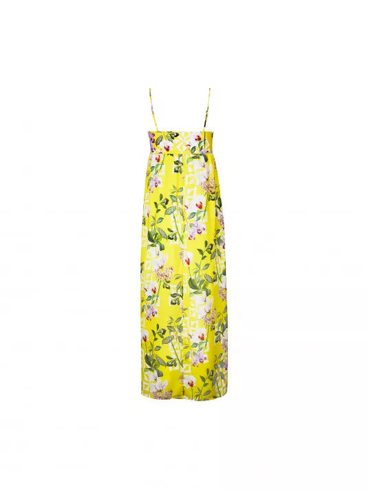 Jardin Delice Long Beach Dress in Soleil Delice/yellow at LaSource in Darien