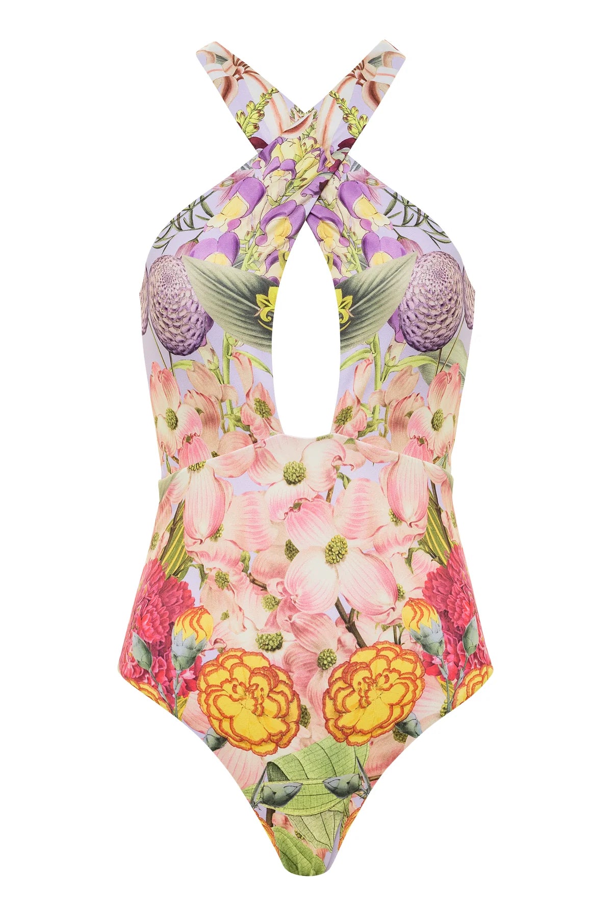 Carolina K Maya One Piece in Floral Lilac at LaSource in Darien