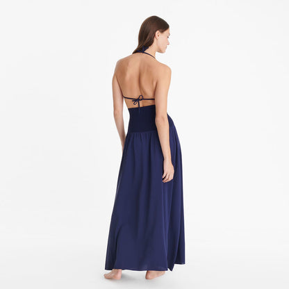 Oda Long Bustier Dress in Nautique