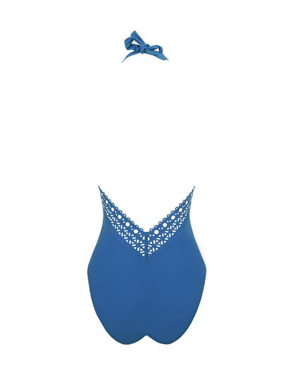 Ajourage Halter One Piece Swimsuit