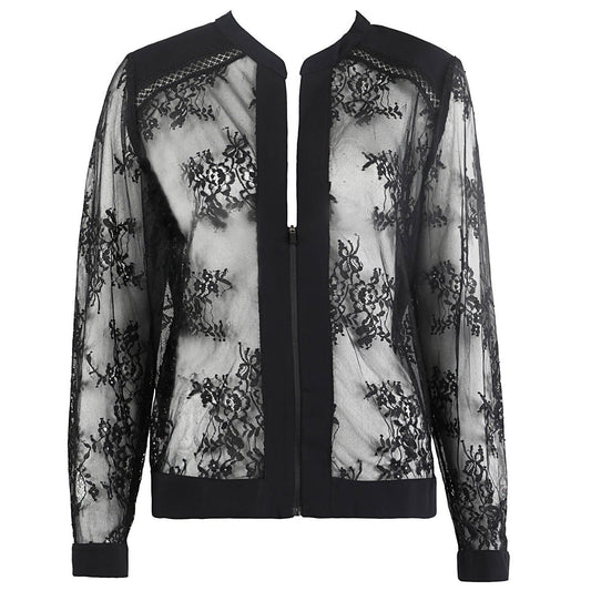 Lise Charmel Feerie Couture Pajama Jacket in black at LaSource in Darien