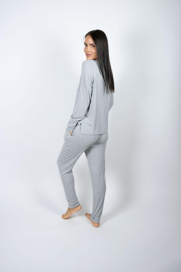 Ribbed Long Sleeve Top