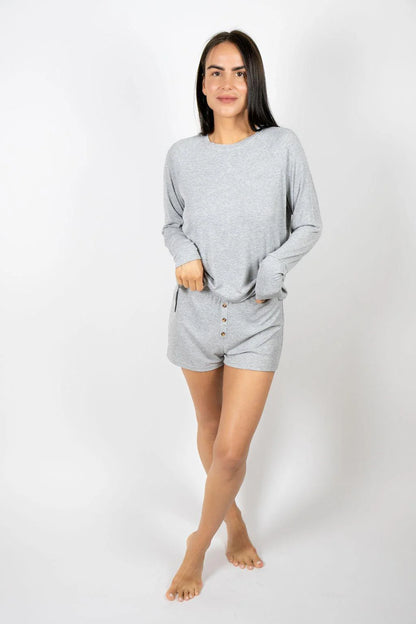 Ribbed Long Sleeve Top