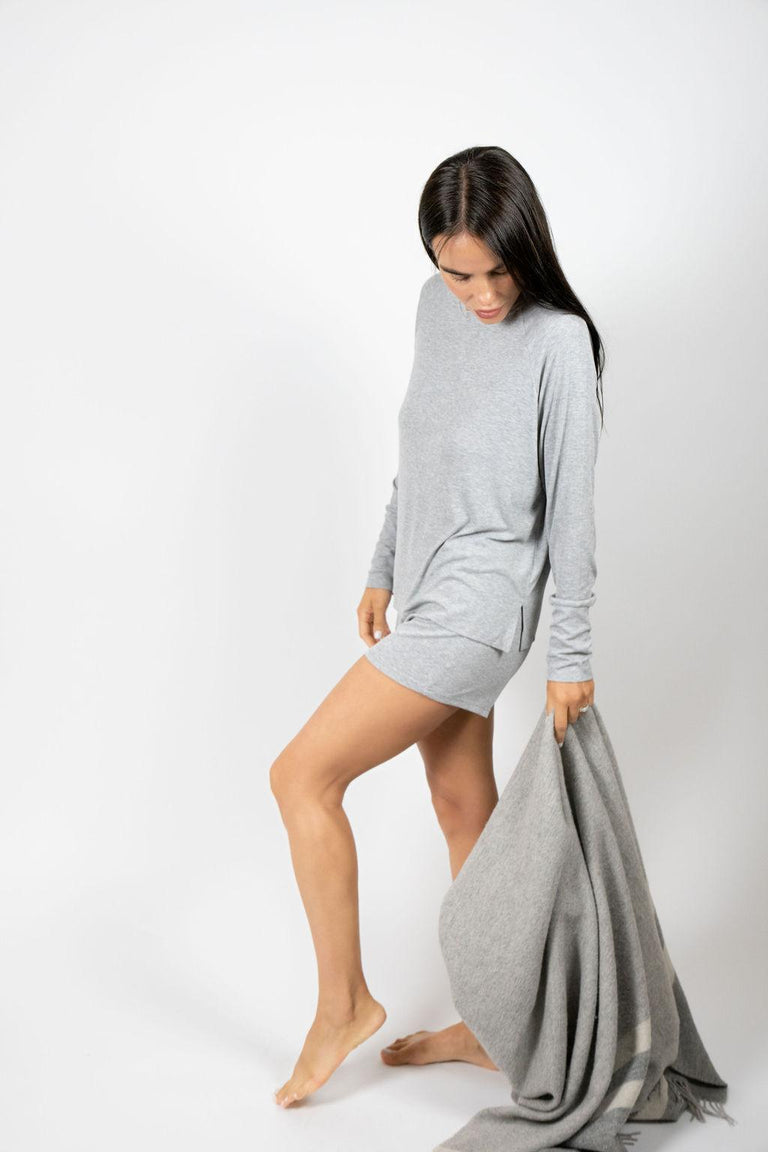 Ribbed Long Sleeve Top