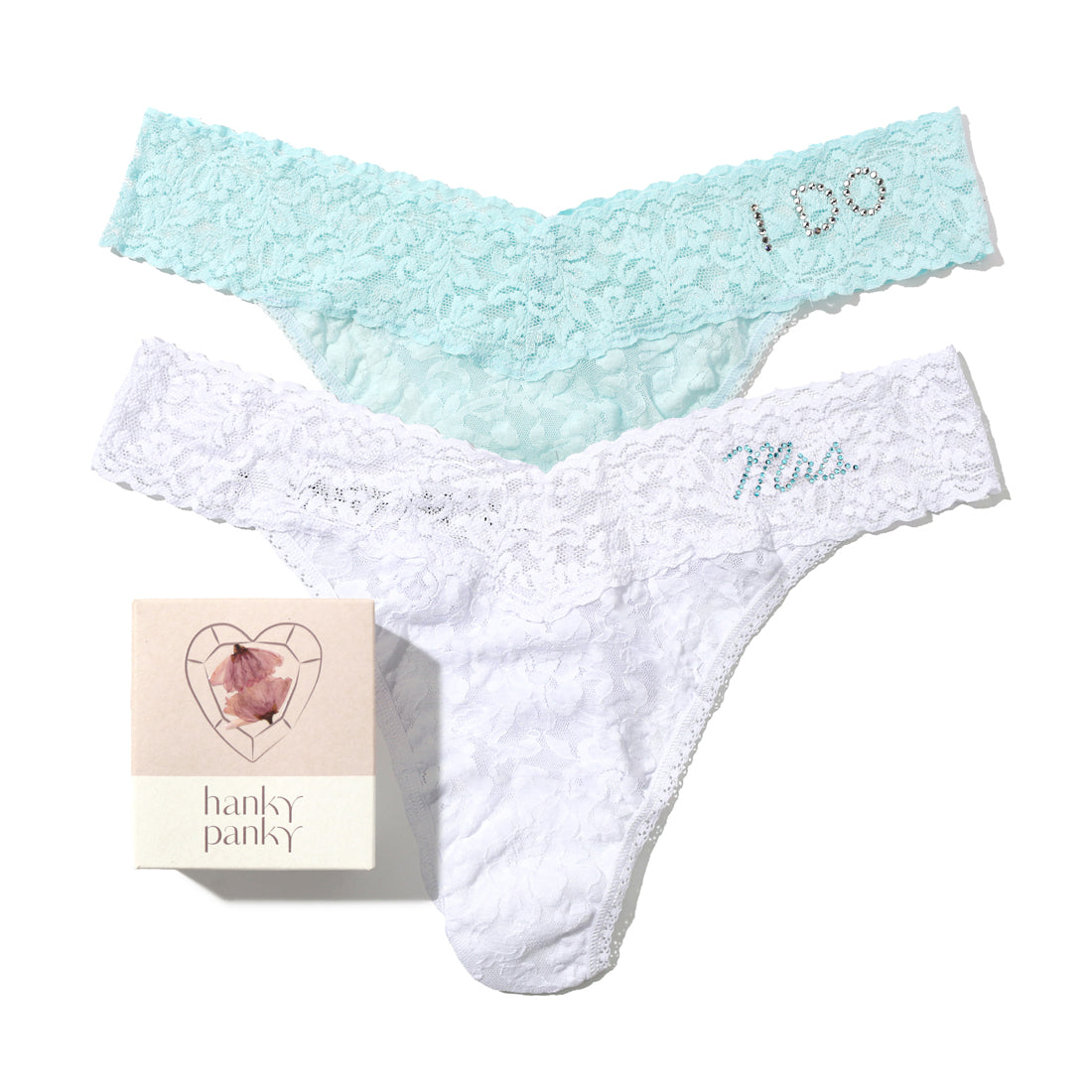 I Do & Mrs Original-Rise Thong Set