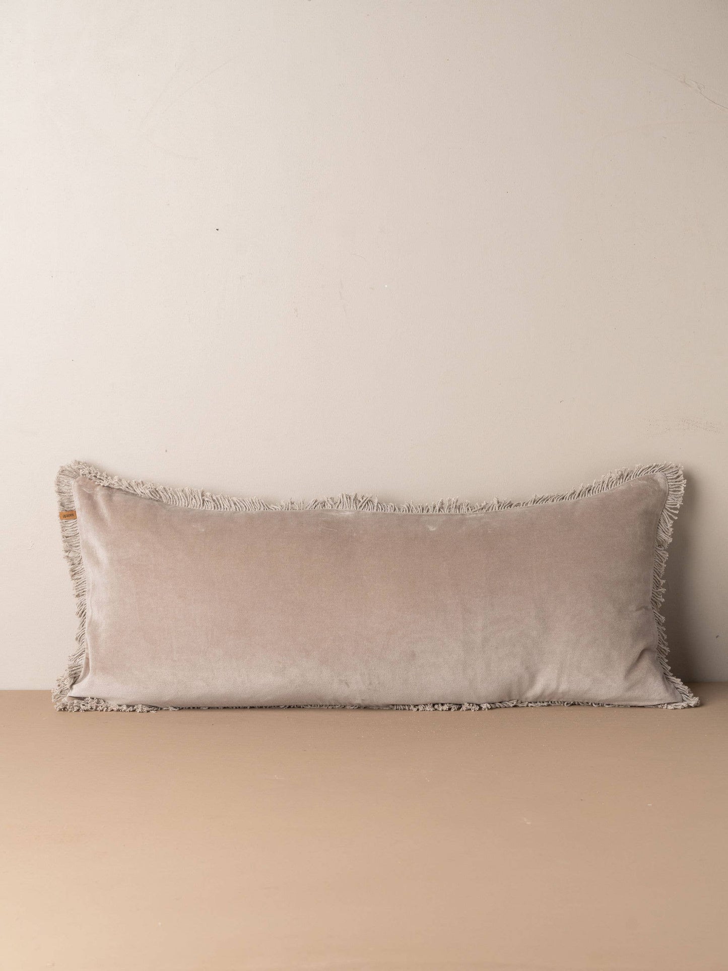 Velvet Body Pillow | Stone