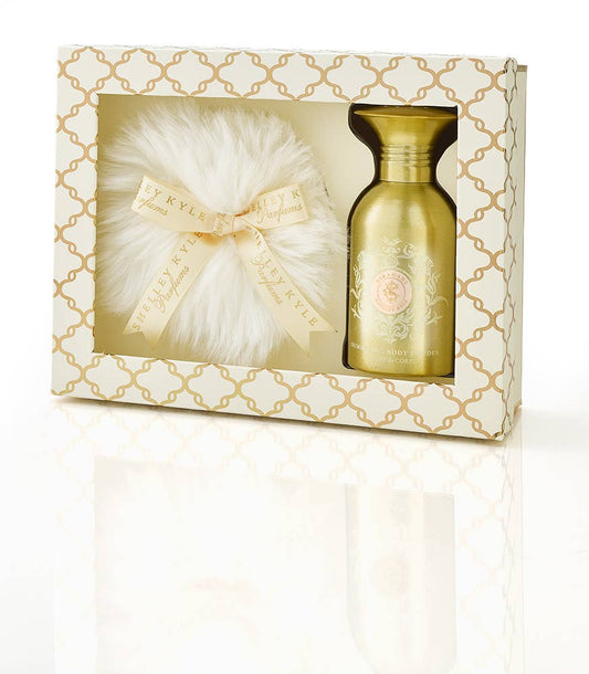 Shelley Kyle -Tiramani Shimmer Powder Gift Box Set, 4ounces. -Available at LaSource in Darien