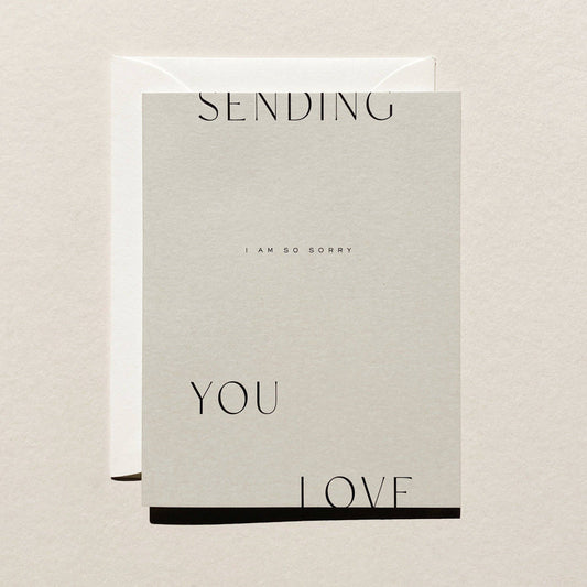 Jaymes Paper Sending Love No. 07 greeting card, available at LaSource in Darien